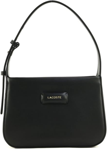 LACOSTE schoudertas Hobo Bag Noir zwart