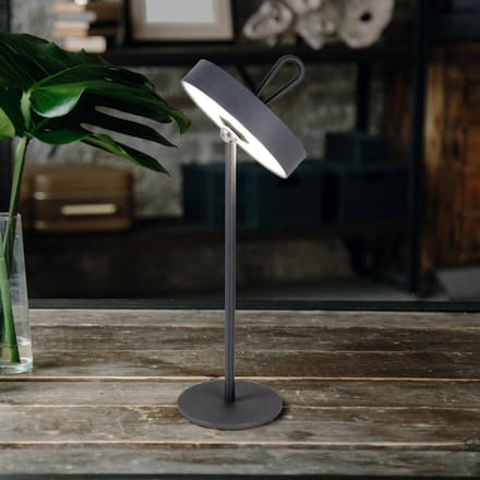 Näve Ella LED tafellamp, magnetisch, grijs