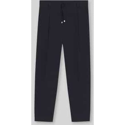 modern fit broek van katoenmix