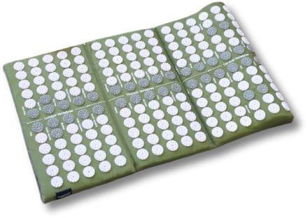 YogaStyles Spijkermat 3-Fold / Acupressuur mat olijfgroen