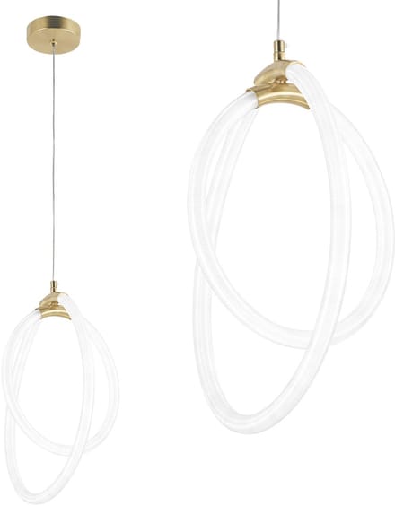 Toolight Led G019-Cp Hanglamp Goud 43X22X43Cm