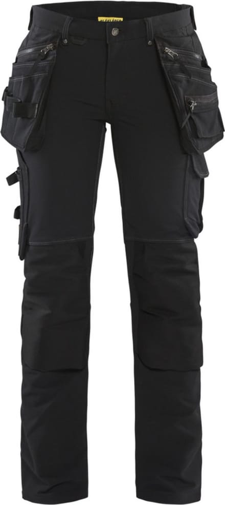 Blaklader Dames 4-weg stretch werkbroek 7198-1644 - Zwart - D23