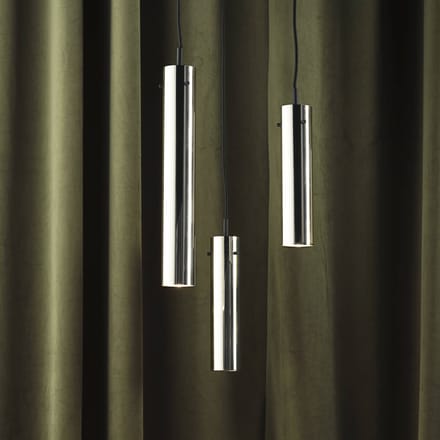 FRANDSEN hanglamp FM2014, staal, glanzend, hoogte 24 cm