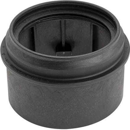 HAAS transition piece for PE wall-toilet connection bend weldable