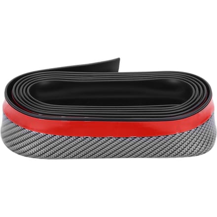 2,5 m Auto Voorbumper Lip Spoiler Cover Rubber Koolstofvezel Kleur Universeel voor Vrachtwagen