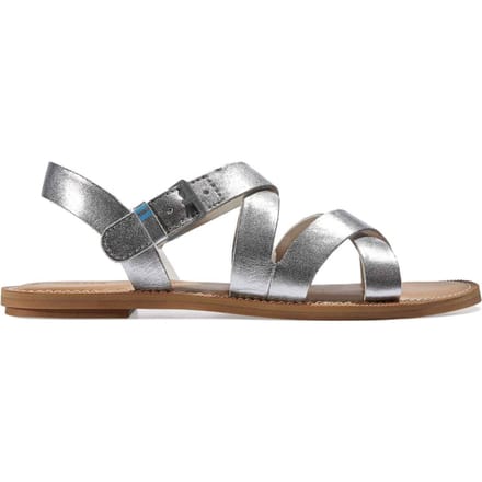 Toms Sicily Dames Zilveren Sandalen
