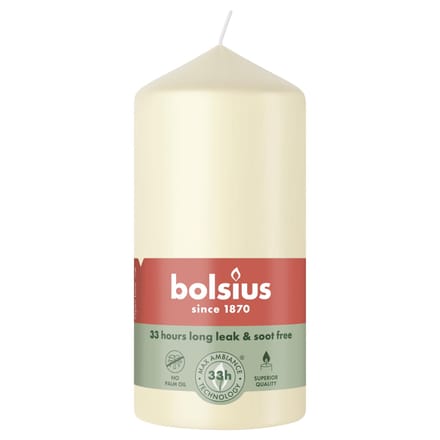 Bolsius - Stompkaars - 120/58 mm - Soft Pearl