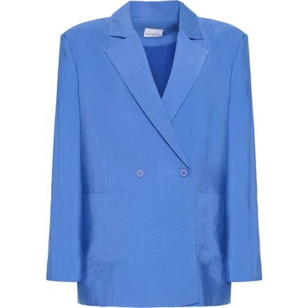 Paola Oversize Blazer in Marineblauw/Blauw