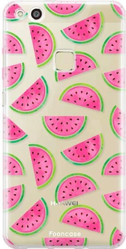 Fooncase Hoesje Geschikt voor Huawei P10 Lite - Shockproof Case - Back Cover / Soft Case - Watermeloen