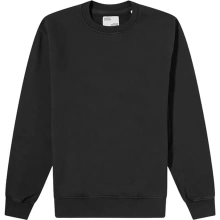 Sweatshirt ronde hals Colorful Standard Classic Organic deep black