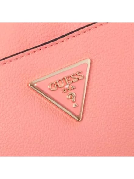 GUESS Schoudertas Meridian Girlfriend Camera Bag Coral Koraalrood