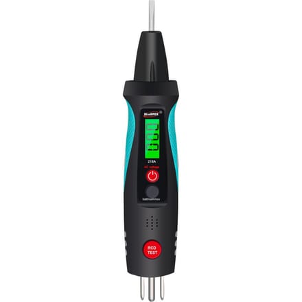 Analyseur de circuit de prise 2 en 1 Testeur de tension intelligent Testeur de prise 12-300ACV Batterie 1,5 V 9 V multicolore