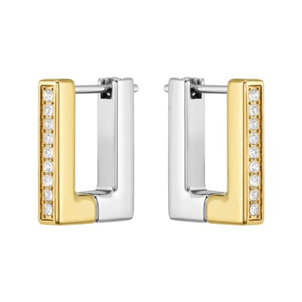 Lacoste - 2040005 - Oorbellen - Dames - tweekleurig - 1,2cm - IMPRESSION