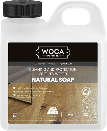 WOCA Natuurzeep GRIJS - 1 liter