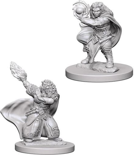 D&D Miniatures Dwarf Female Wizard