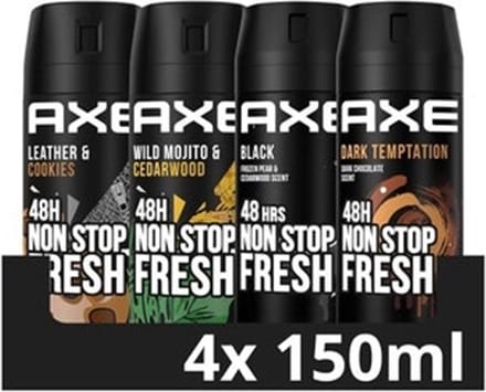 AXE Deo Spray MIX - Leather Coockies / Wild Mojito / Black / Dark Temptation