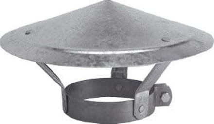 Burgerhout Gegalvaniseerde regenkap 200mm