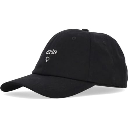 Hoed Visiera Curva Man Heart Logo Cap zwart
