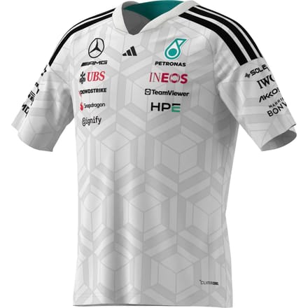 Adidas Performance Mercedes - Amg Petronas Formula 1 Team Driver Shirt - Kinderen - Wit