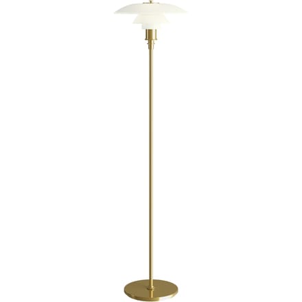 Louis Poulsen PH 3½-2½ vloerlamp - messing