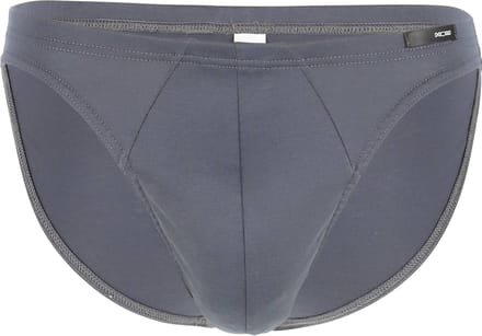 HOM Premium cotton comfort micro briefs (1-pack) - herenslip - grijs