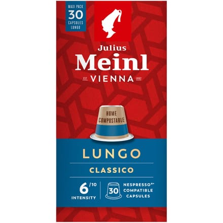 Julius Meinl Inspresso Lungo Classico 30 capsules Nespresso®-compatibel