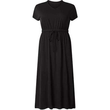 ESMARA Dames maxi-jurk - Plus size (Zwart, XL (48/50))