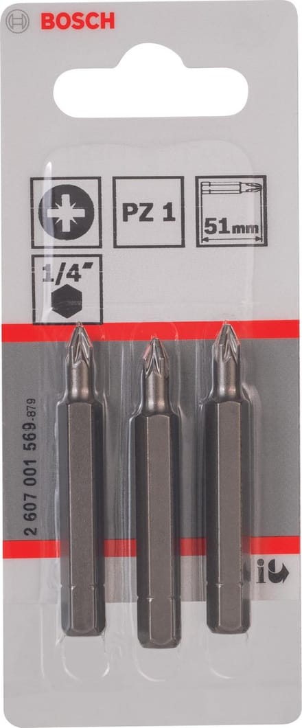 Bosch - XH-TORS/PZ1/51MM - 3 stuks