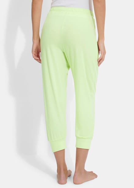 Pyjamabroek van onderhoudsarm modal - lichtgroen - Gr. 40 van Goldner Fashion