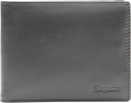 Esquire Portemonnee New Silk Wallet Black Zwart