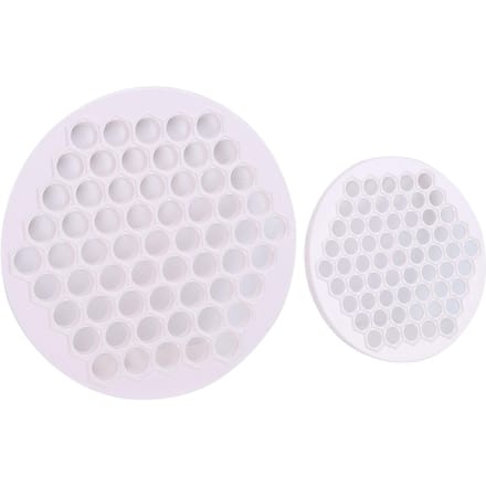 61 Gaten Russische Ravioli Vorm Herbruikbare Pelmeni Dumpling Maker Snijder voor Keukengadgets white
