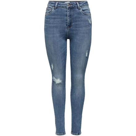 Onlmila Life  Hwsk Ank Dst Bj Medium Blue Denim