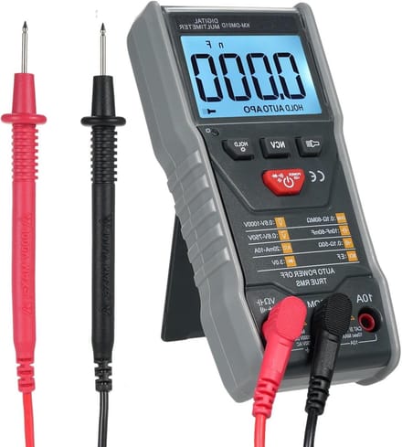 Digitale Multimeter - Spanning Tester - Elektra Controleren - Ware RMS Waarde - 6000 Counts - Grijs