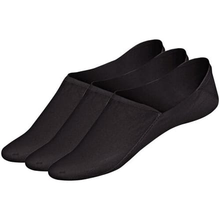 ESMARA 3 paar sneakersokken (High-Cut, Zwart, 43-46)