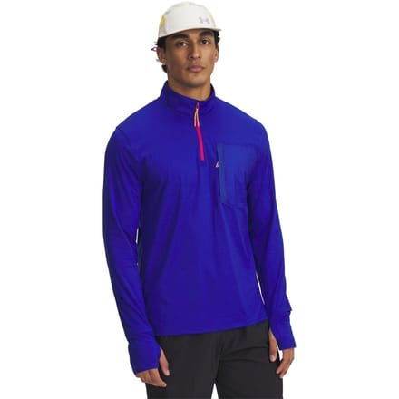 Under Armour Heren Launch Trail T-Shirt (Blauw)