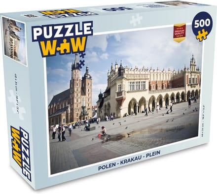 Puzzel Polen - Krakau - Plein - Legpuzzel - Puzzel 500 stukjes