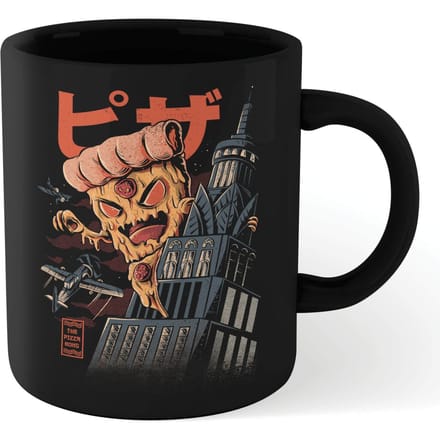 Ilustrata Pizza Kong Mug - Black