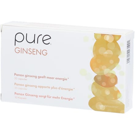 Pure Ginseng 30 Plantaardige Capsules