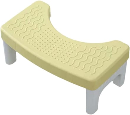 Toiletkruk - Stoelgang Hulp - Comfort Verhogend - Ergonomisch Ontwerp - Geel