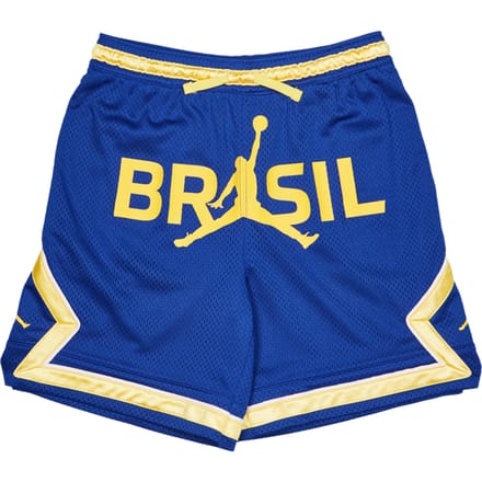 Jordan P6 Diamond Korte Broeken Kinder - Blauw - Maat 147 - 158 CM - Poly Mesh