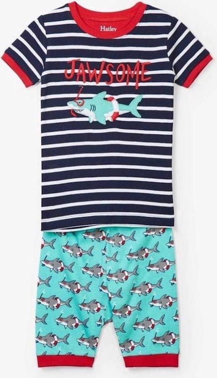 Hatley 2 delige pyjama set- shortama - maat 104
