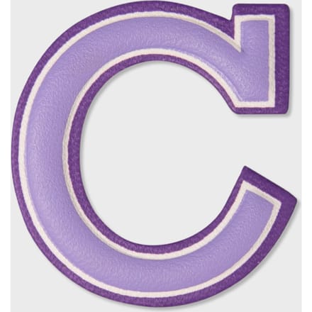 C Letter Sticker