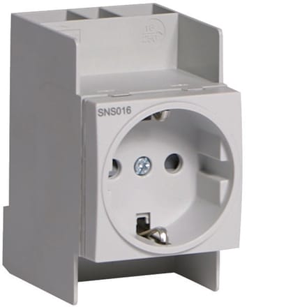 Hager VISION Modulaire Wandcontactdoos (Europese Stekkerdoos) - VKS09SW