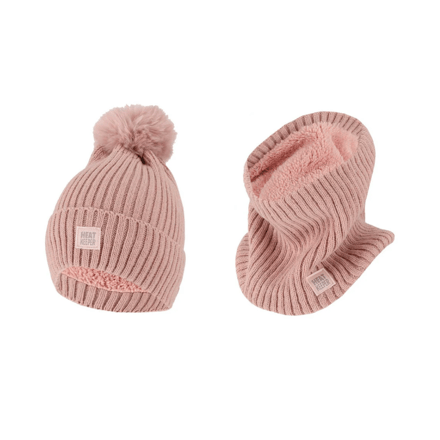 Thermo set Dames - Muts/Nekwarmer - Onesize - Roze
