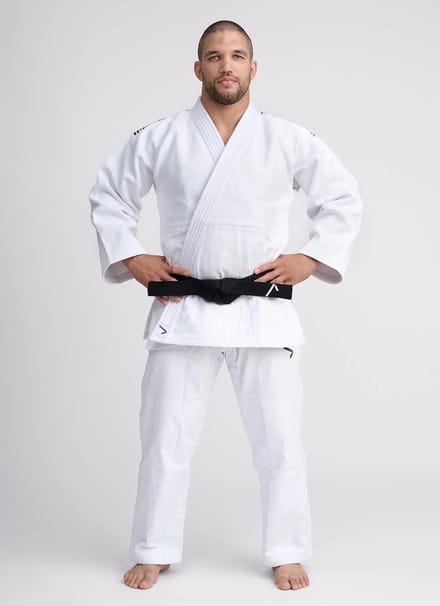 Ippon Gear Fighter 2 Witte jas slimfit (Maat: 165)
