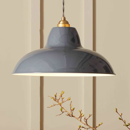 Anglepoise hanglamp Original 1227 Brass Midi Wide, grijs