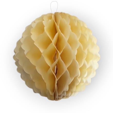 Boland Feest Pompom Honeycomb Geel 32 cm