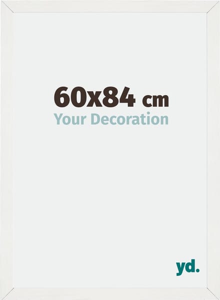 Your Decoration - Fotolijst 60x84 cm - MDF - Wit Geveegd - Mura