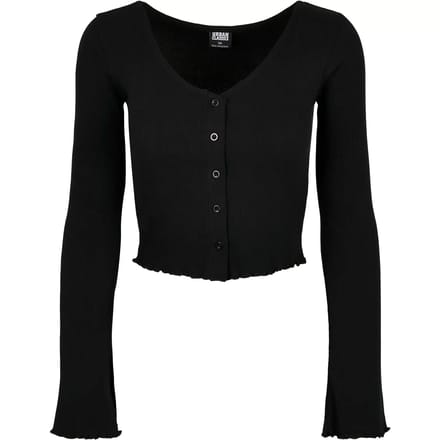 Damesvest Urban Classics cropped rib (GT)