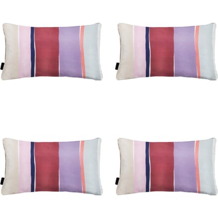 Madison - Sierkussen Nox - Mulitkleur - 30x50x10cm - Set van 4